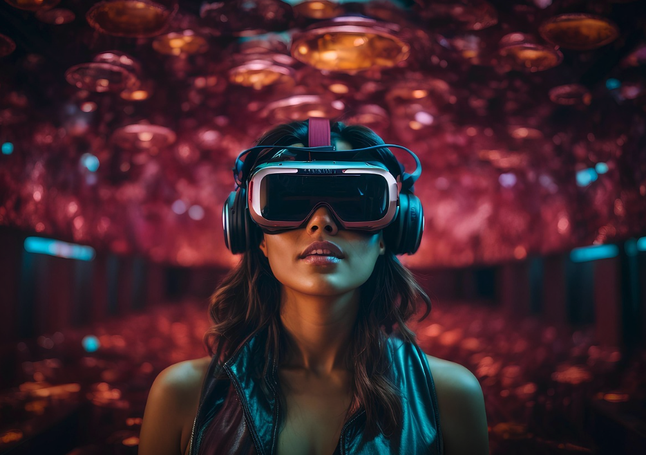 Girl with VR 