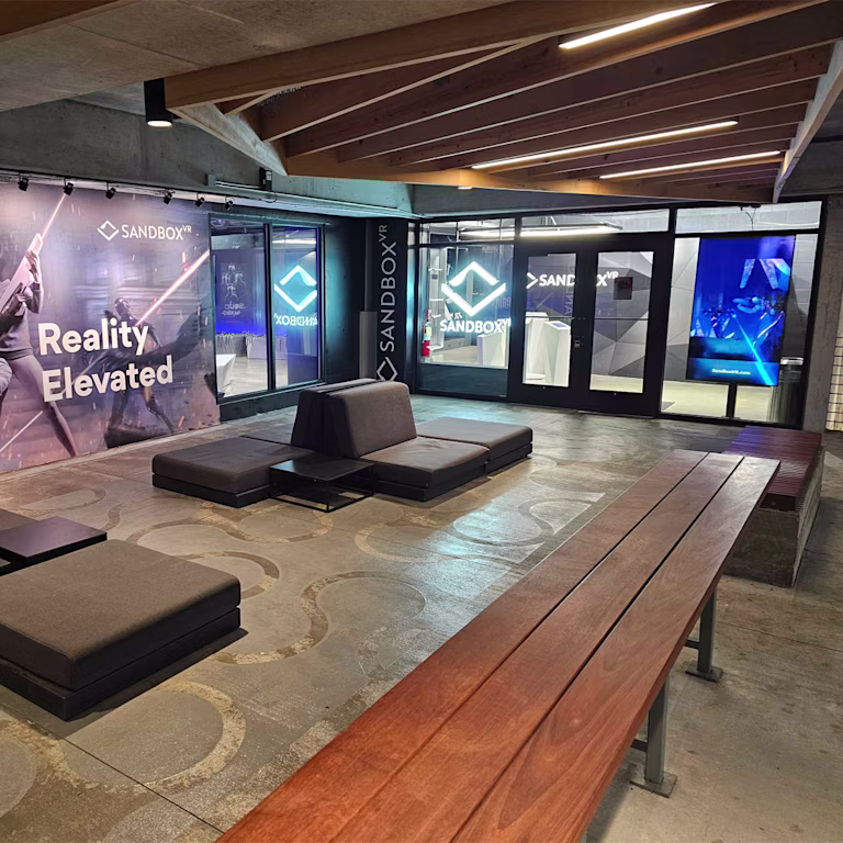Sandbox VR The Interlock storefront and entrance