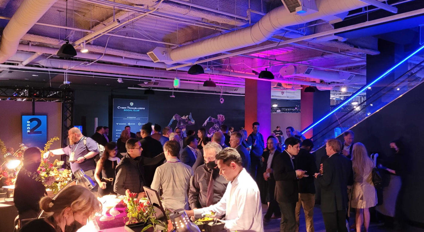 Corporate group event in the Sandbox VR lobby