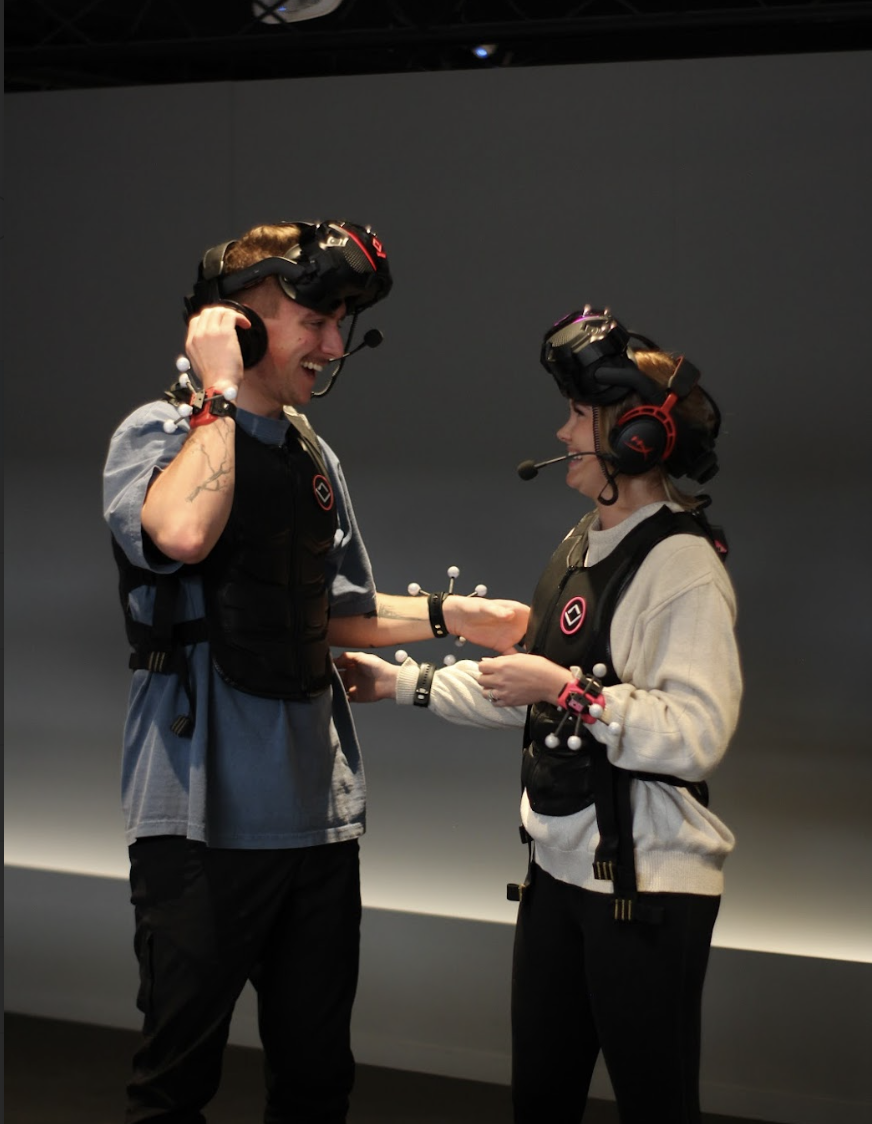 Couples playing VR. 