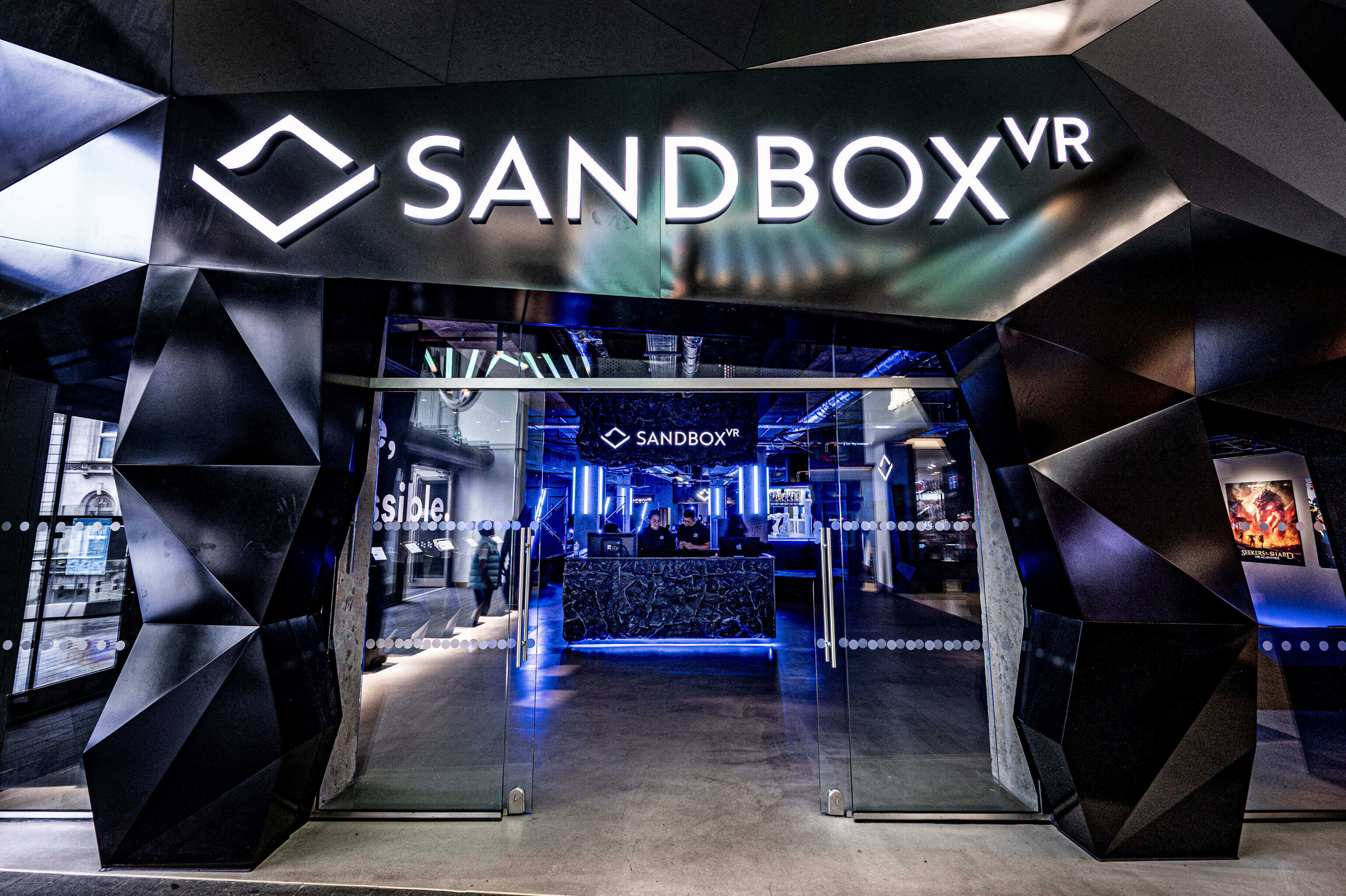 Birmingham UK Sandbox VR Entrance