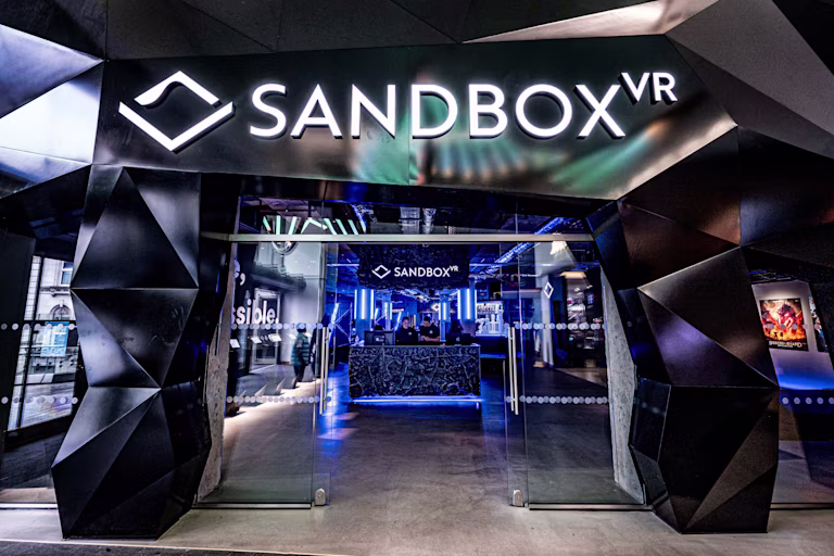 Birmingham UK Sandbox VR Entrance