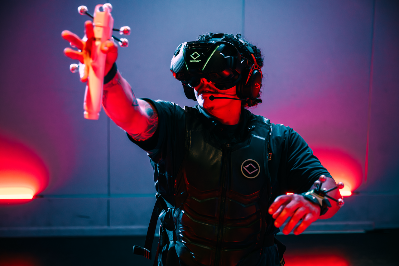 Person in VR headset