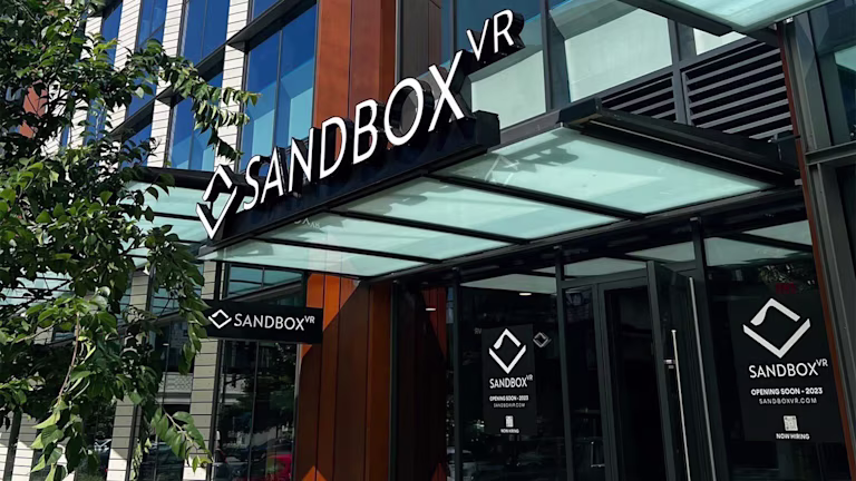 Sandbox VR South Lake Union storefront and entrance