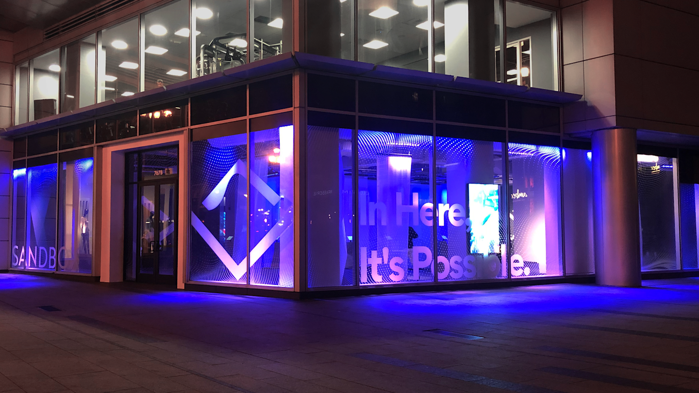 SF Popup - Exterior - Night (Temp)