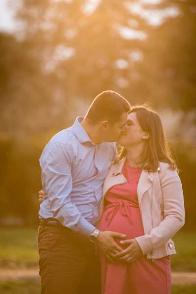 Golden lights, backlit