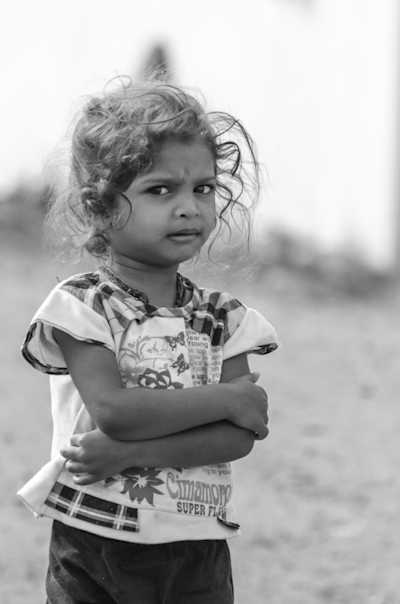 A kid on street with an attitude ;) and photogenic