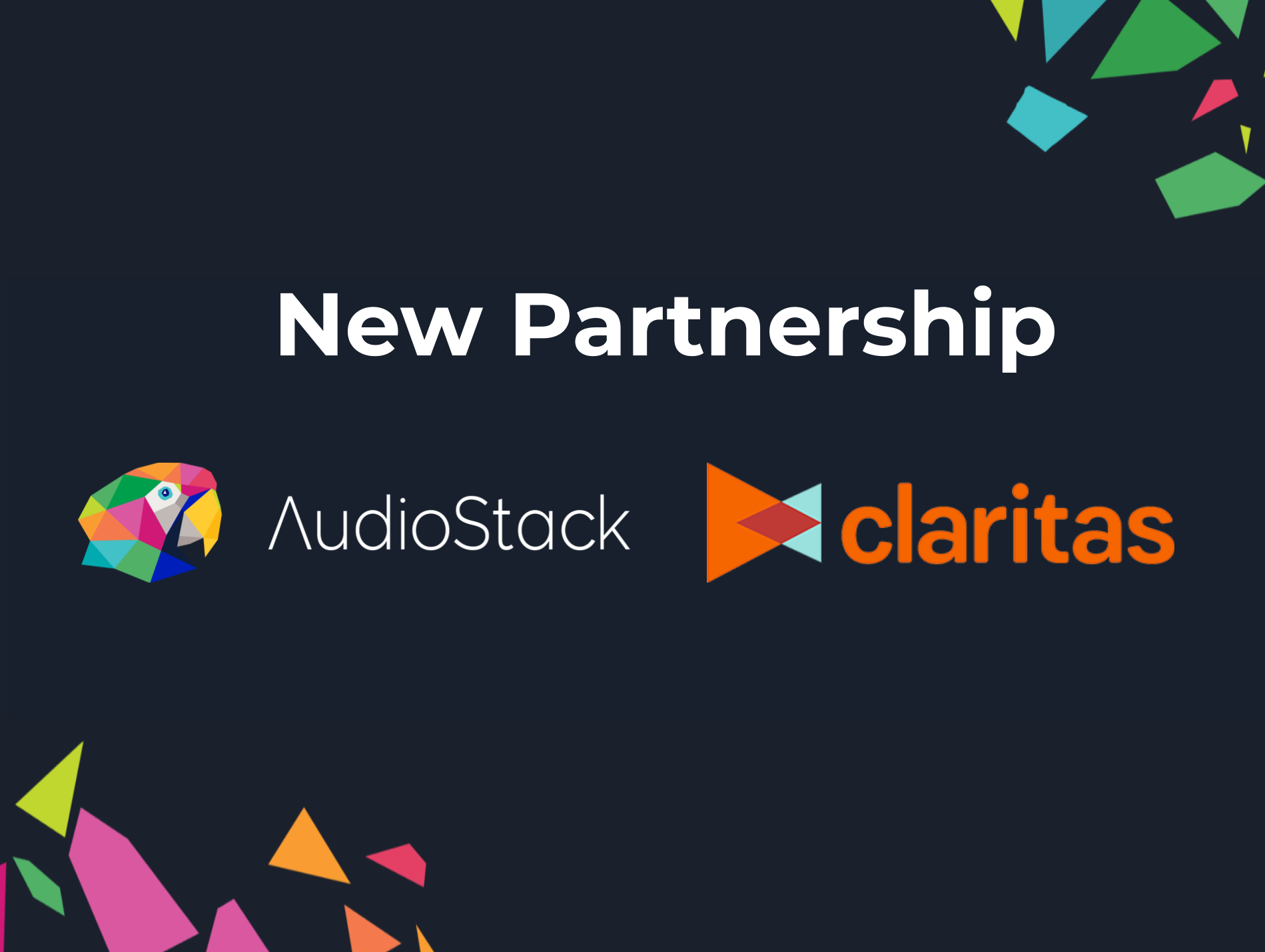 The strategic collaboration between AudioStack & Claritas is set to transform the landscape of AI-driven audio marketing by integrating both companies' cutting-edge technologies and unparalleled expertise.