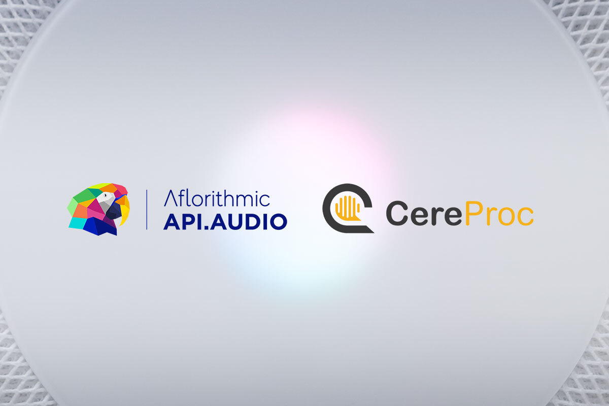 CereProc and Aflorithmic are joining forces: The Edinburgh-based AI company is a long-term player in the synthetic speech industry and the third partner that Aflorithmic has onboarded this year. CereProc are known for their natural and expressive sounding synthetic voices.