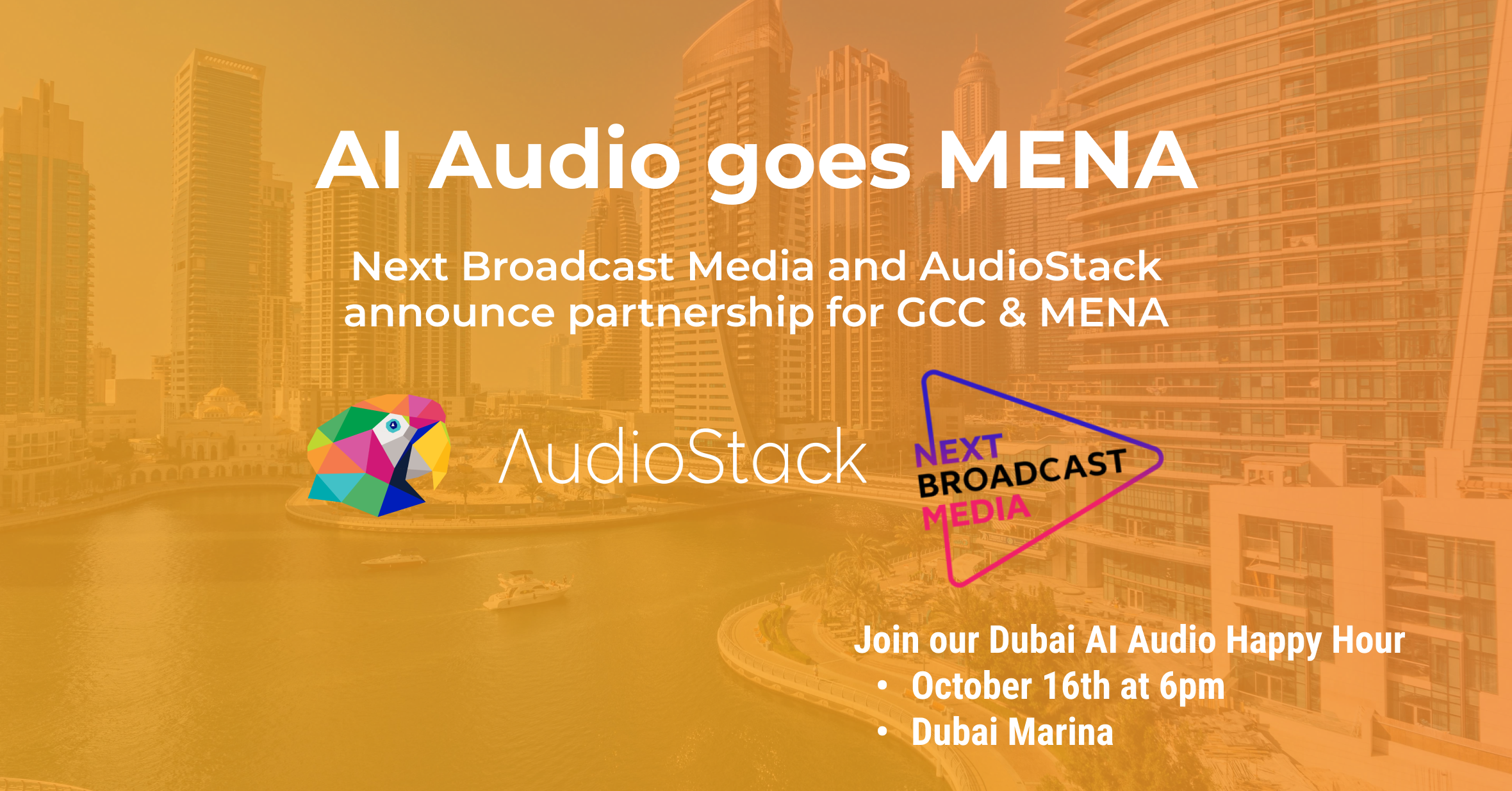 NBM and AudioStack are thrilled to announce a strategic partnership to bring advanced AI-driven audio production capabilities to advertisers in the MENA region, enabling the rapid creation of high-quality, multilingual audio ads and content at scale.