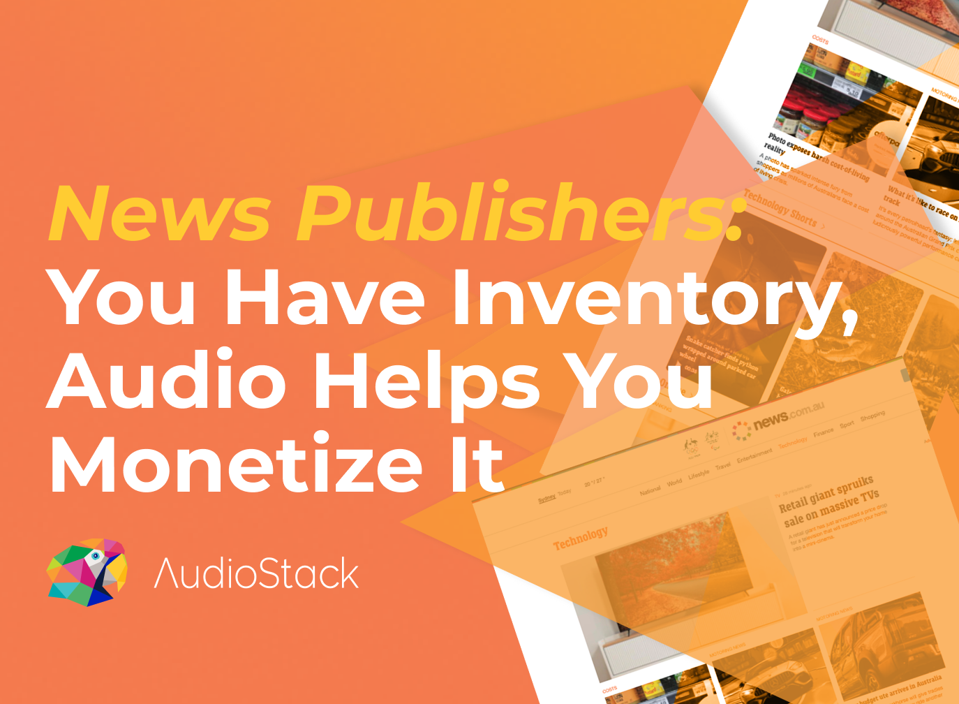 As technology leaders in publishing, you've meticulously built vast stores of valuable and diverse content across more channels than ever. The critical question now is: how do you fully monetize this immense ad inventory in an environment where traditional revenue streams aren’t delivering a return for your effort?  You know that audio has immense growth potential. But you may not know that AI Audio can help you leverage new content and inventory possibilities your current editorial workflows can’t.