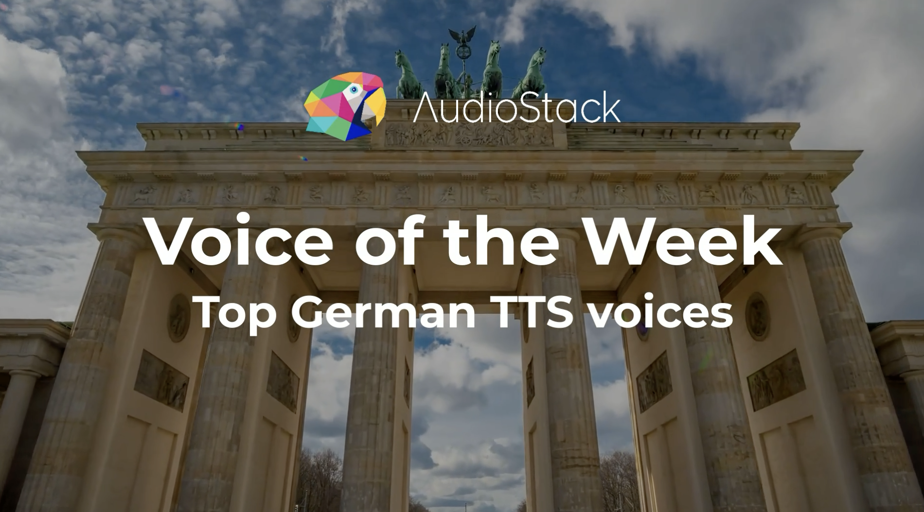 'Voice of the Week' is AudioStack's weekly highlight of our favorite TTS voices 