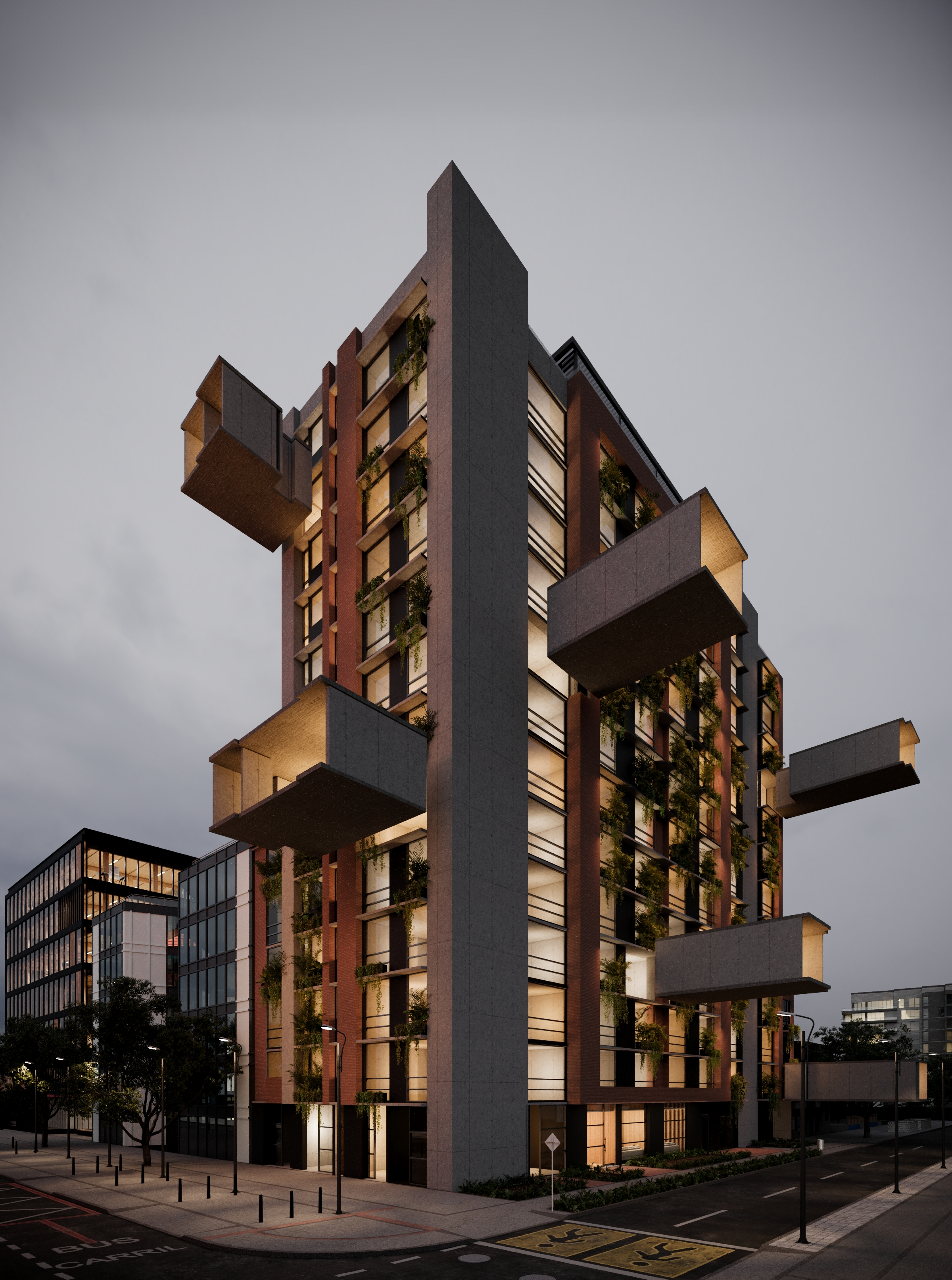 Edificio VECTA 98 con tipologías