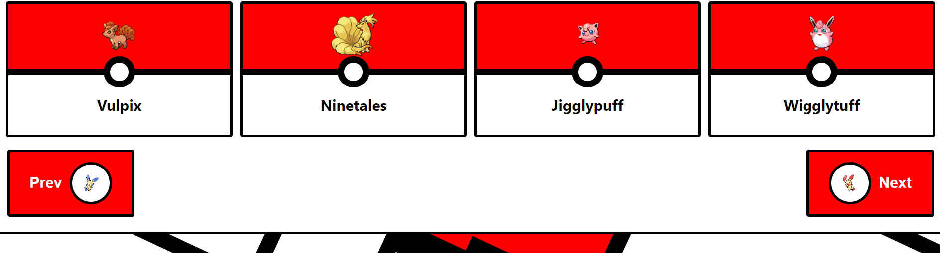 Pokemon Pagination