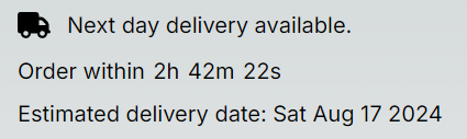 estimated-delivery-timer