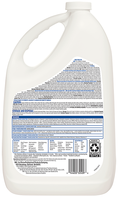 Clorox Healthcare Spore Defense Cleaner Disinfectant | CloroxPro