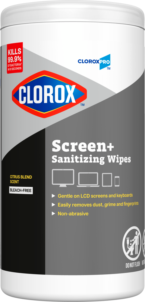 Clorox Screen+ Sanitizing Wipes for Screens & Electronics | CloroxPro