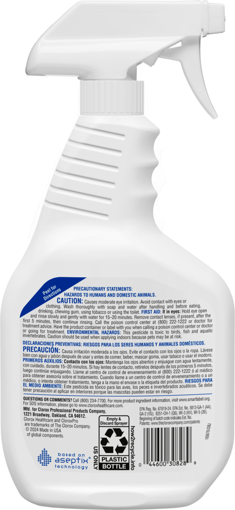 Clorox 4-in-One Disinfectant & Sanitizer | CloroxPro