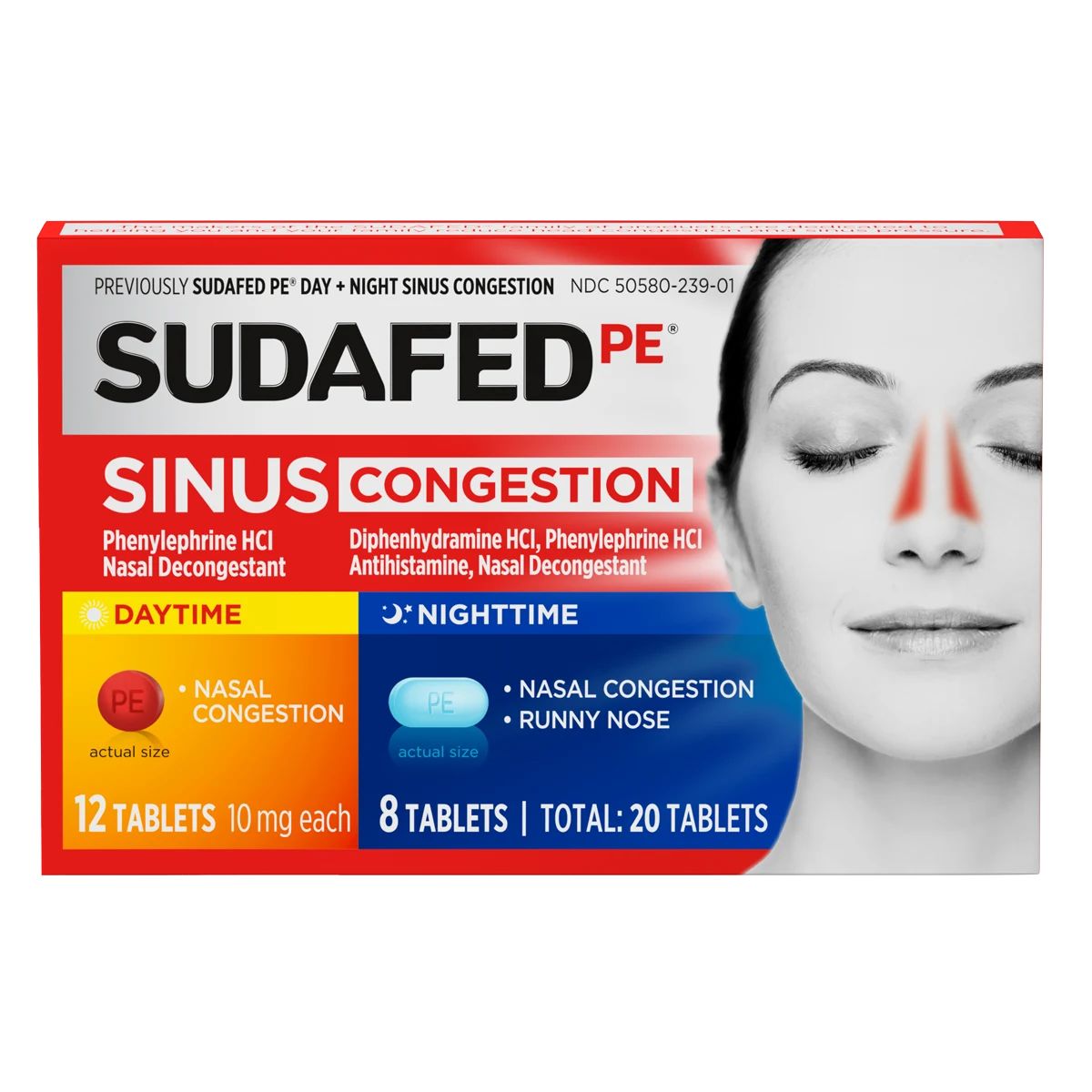 SUDAFED PE® Sinus Congestion Day + Night package front