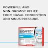 SUDAFED PE® Head Congestion + Mucus Powerful and non-drowsy relief from nasal congestion and sinus pressure
