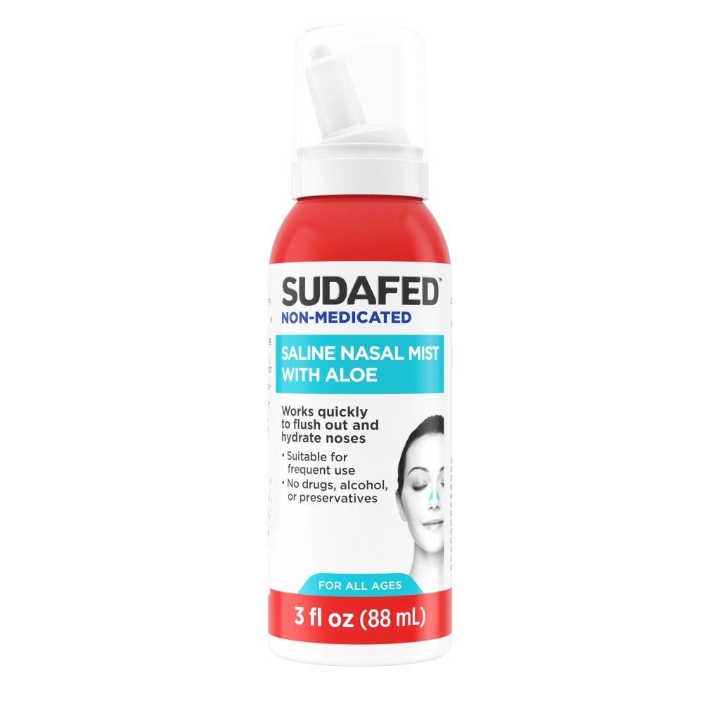 SUDAFED® Non-Medicated Saline Nasal Mist with Aloe | SUDAFED® - Product Image
