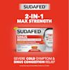 SUDAFED® 2-IN-1 MAX STRENGTH
