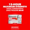 SUDAFED® Sinus Congestion 12 Hour Relief - Maximum strength nasal congestion and sinus pressure relief