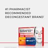 SUDAFED® First Pharmacist Recommended Decongestant Brand