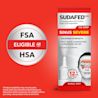 SUDAFED® Sinus Severe No Drip Nasal Spray Decongestant is FSA and ESA eligible*