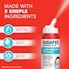 Sudafed® Non-Medicated Saline Nasal Mist is made with 3 simple ingredients: water, salt & aloe