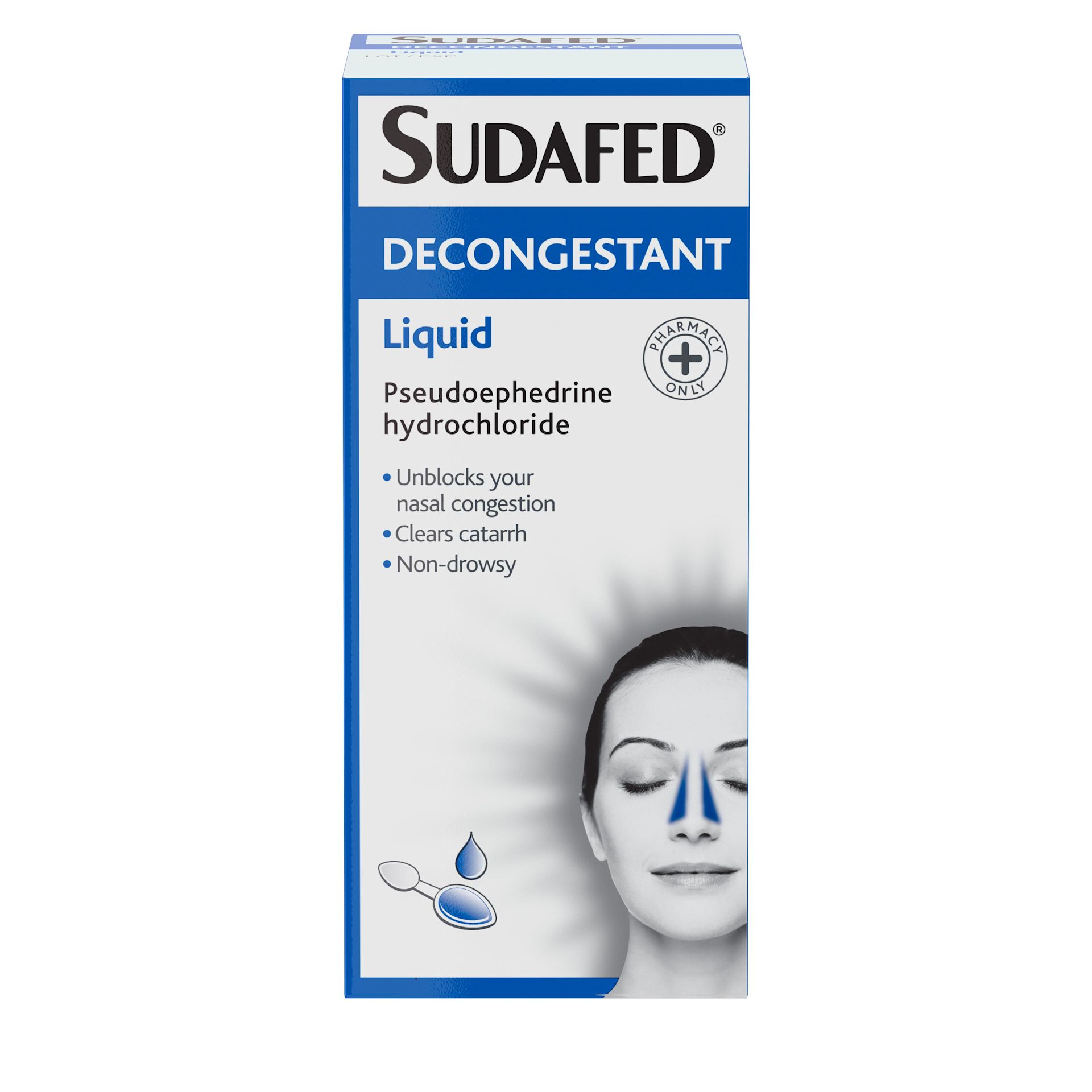 Sudafed® Decongestant Liquid - Image 1 - Sudafed - en-GB