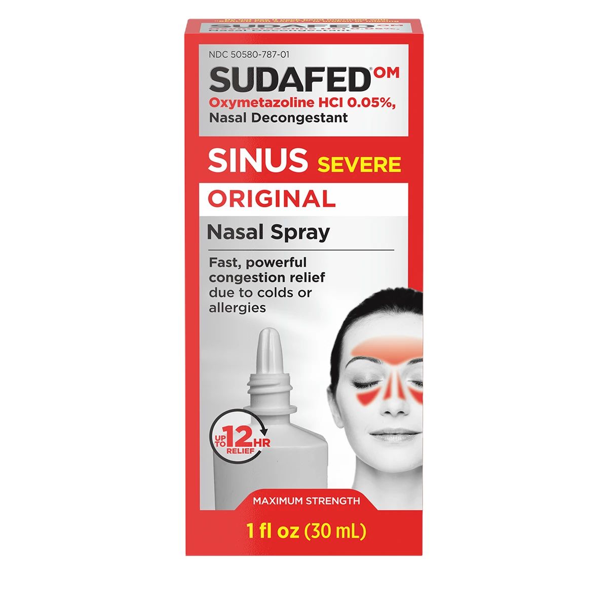 Sudafed® Sinus Severe Original Nasal Spray Decongestant - Product Image