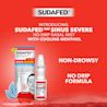 Introducing SUDAFED® OM Sinus Severe No Drip with Cooling Menthol Nasal Mist, non-drowsy, no drip formula