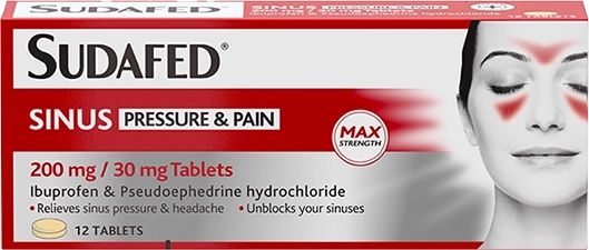 Sudafed® Sinus Pressure & Pain Tablets - Image 2 - Sudafed - en-GB