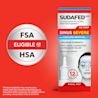 SUDAFED® OM Sinus Severe No Drip with Cooling Menthol Nasal Spray Decongestant is FSA and ESA eligible*