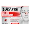 SUDAFED® Sinus Congestion Relief Maximum Strength Decongestant Tablets 24 count package front