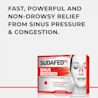 Fast, powerful and non-drowsy relief from sinus pressure & congestion.
