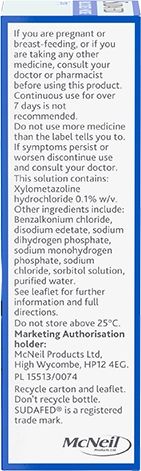SUDAFED® BLOCKED NOSE SPRAY - Image 2 - Sudafed - en-GB