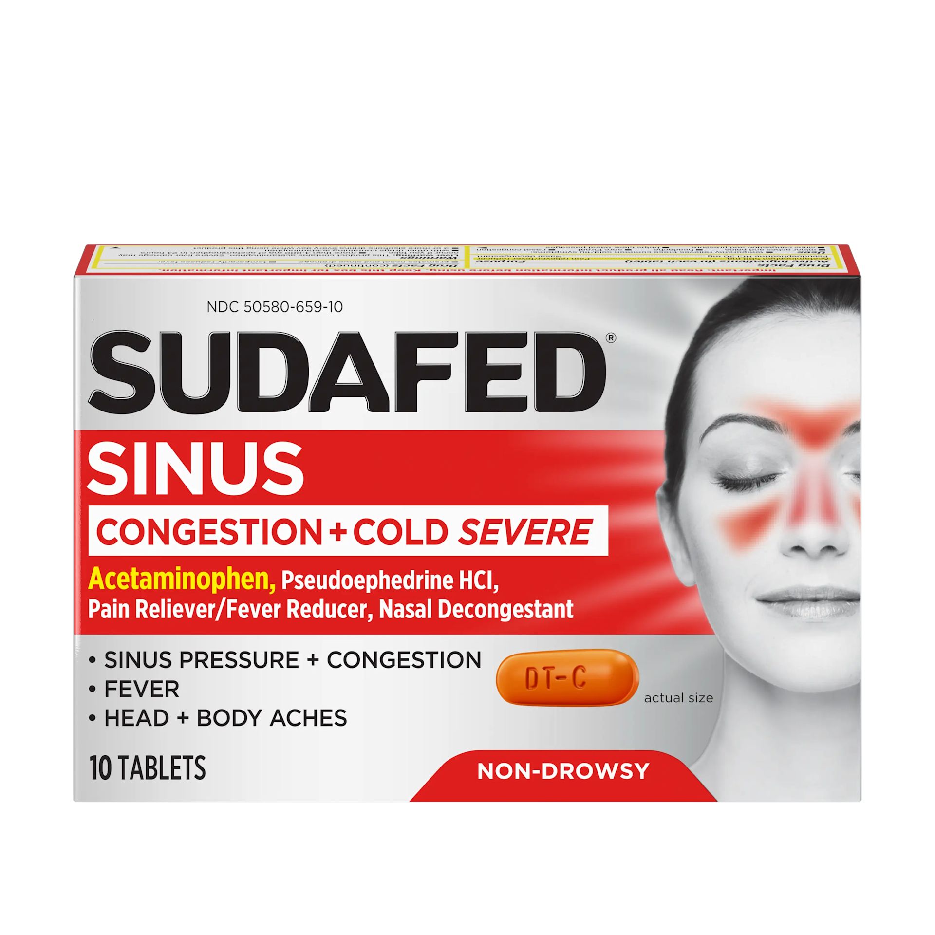SUDAFED® Sinus Congestion + Cold Severe Day