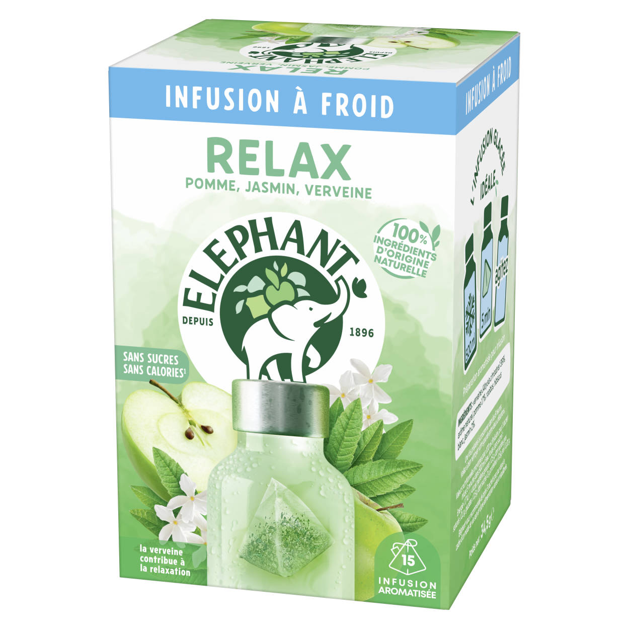 Elephant - Infusion Organic Relax Chamomile Linden, 20 Bags, 26g (1oz)
