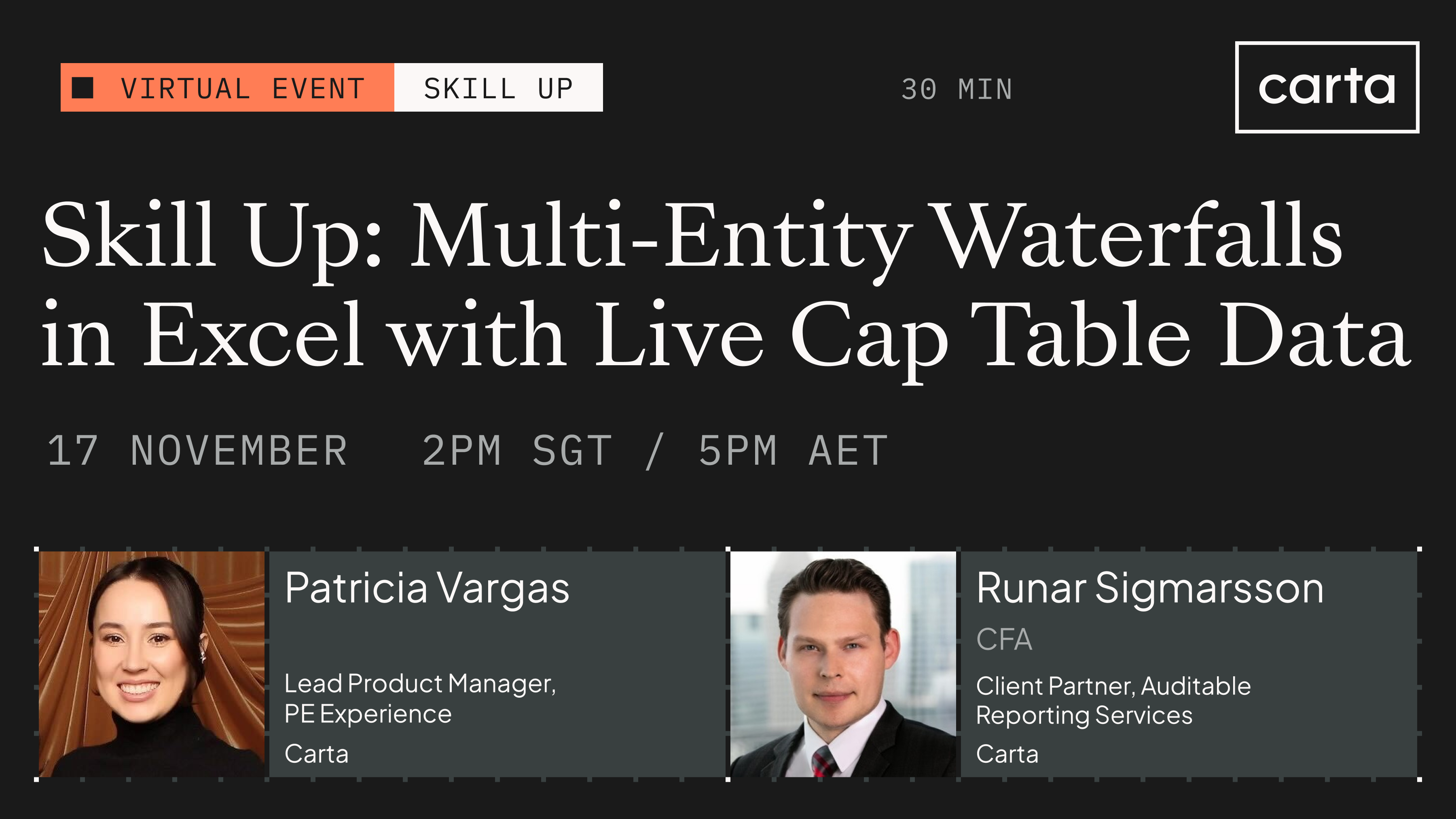 Skill Up AMEA: Multi-Entity Waterfalls in Excel with Live Cap Table Data