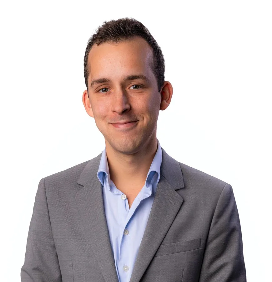 Headshot of Jarred Morales-Mckinzie, Director of Finance at Base10.
