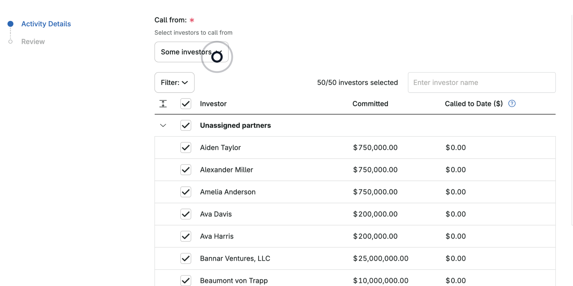 Tour Asset | Private Credit | Call Capital