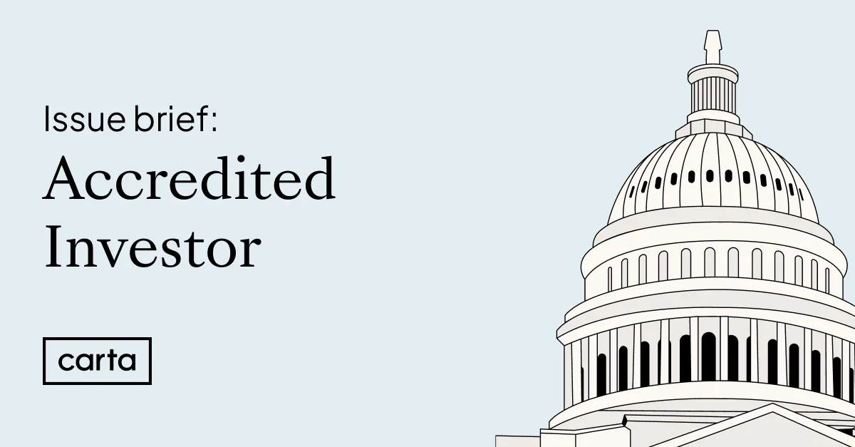 The accredited investor definition: Issue brief