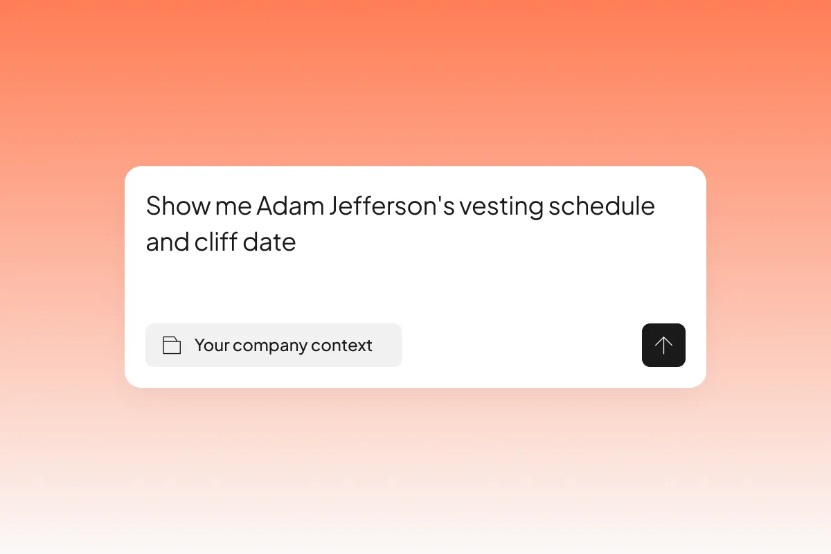 ProductFeatureGroup | Cap Table Plugin | Vesting schedule | Static