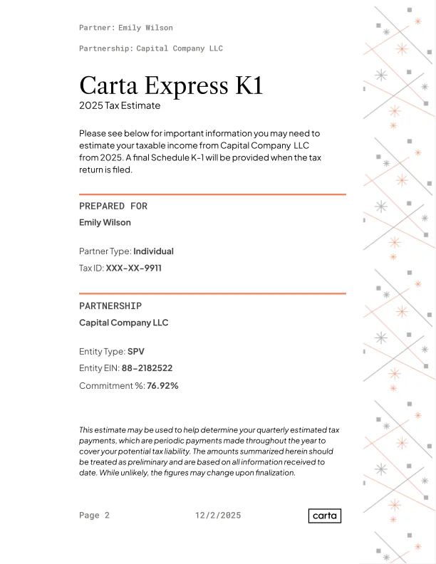 Carta Express K1