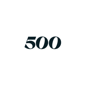500-logo-bw