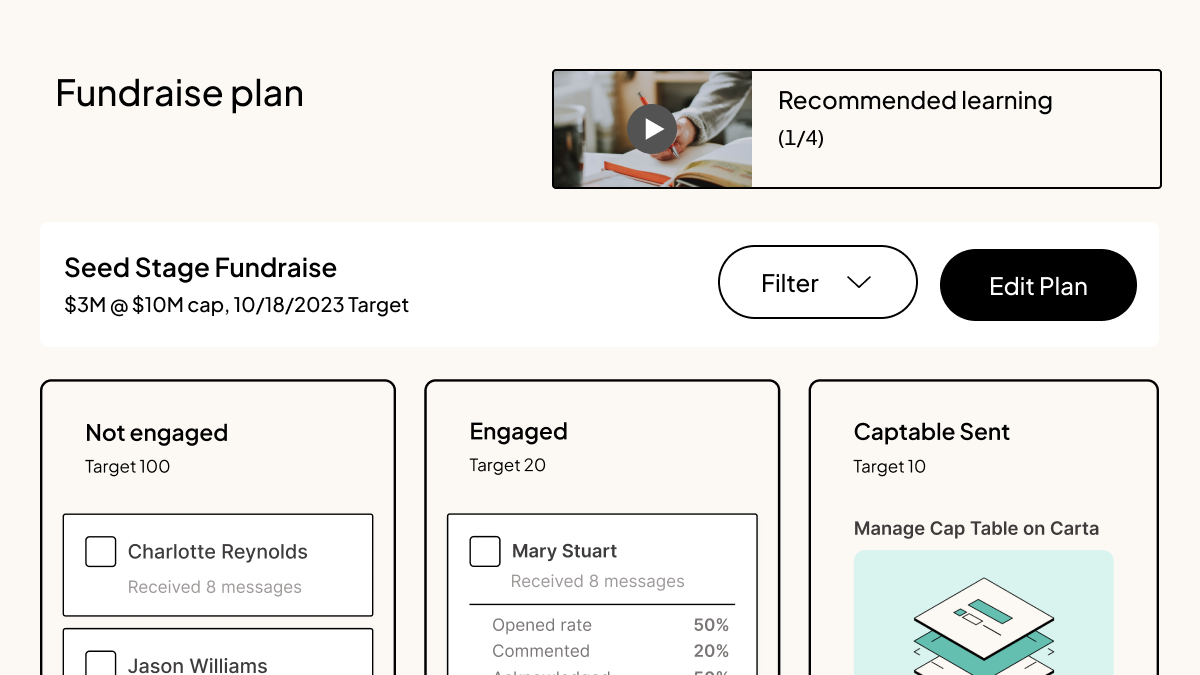 Carta Founder Studio: Tools, templates, guides, and calculators for early-stage founders