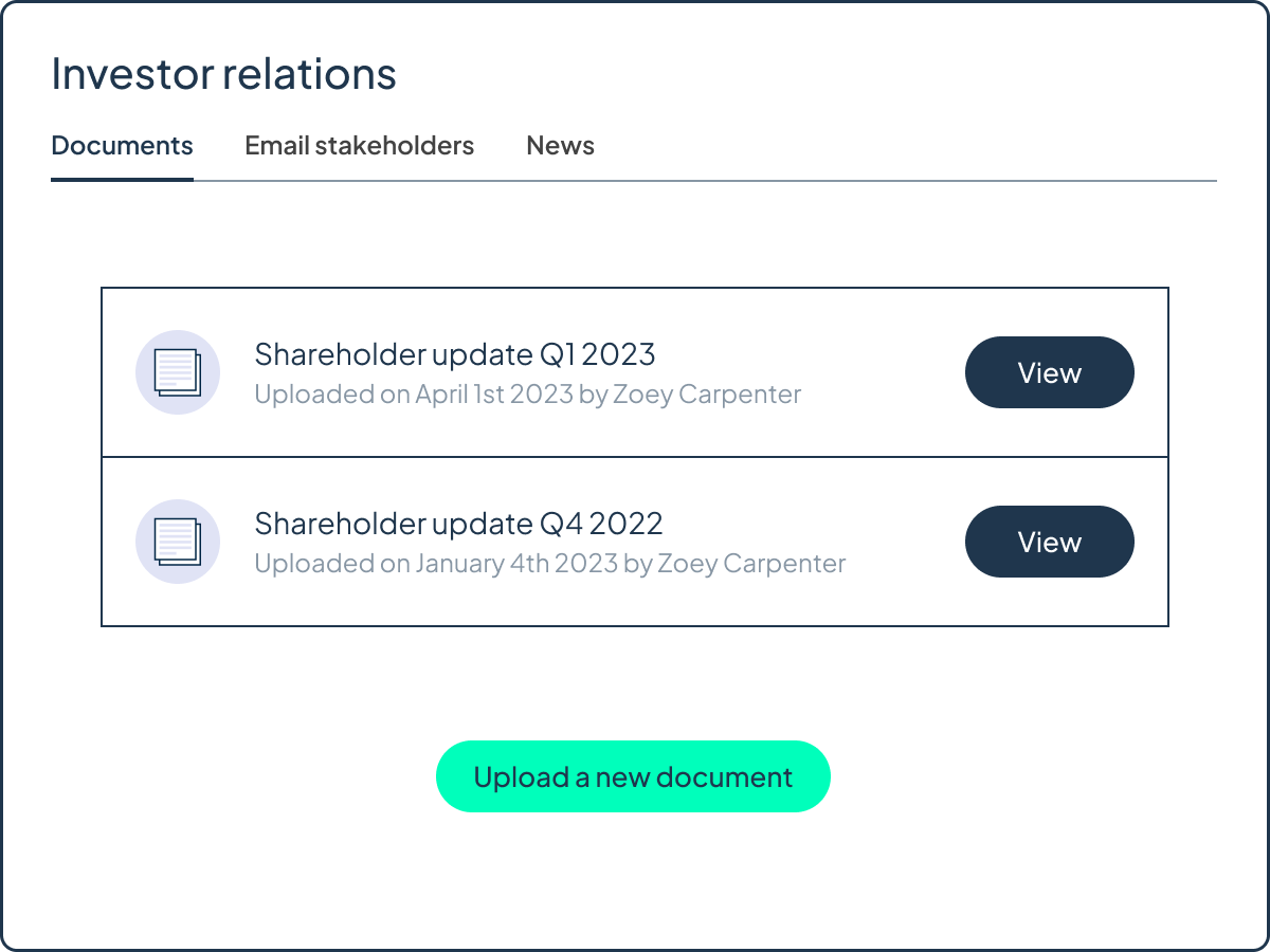 investor relations graphic