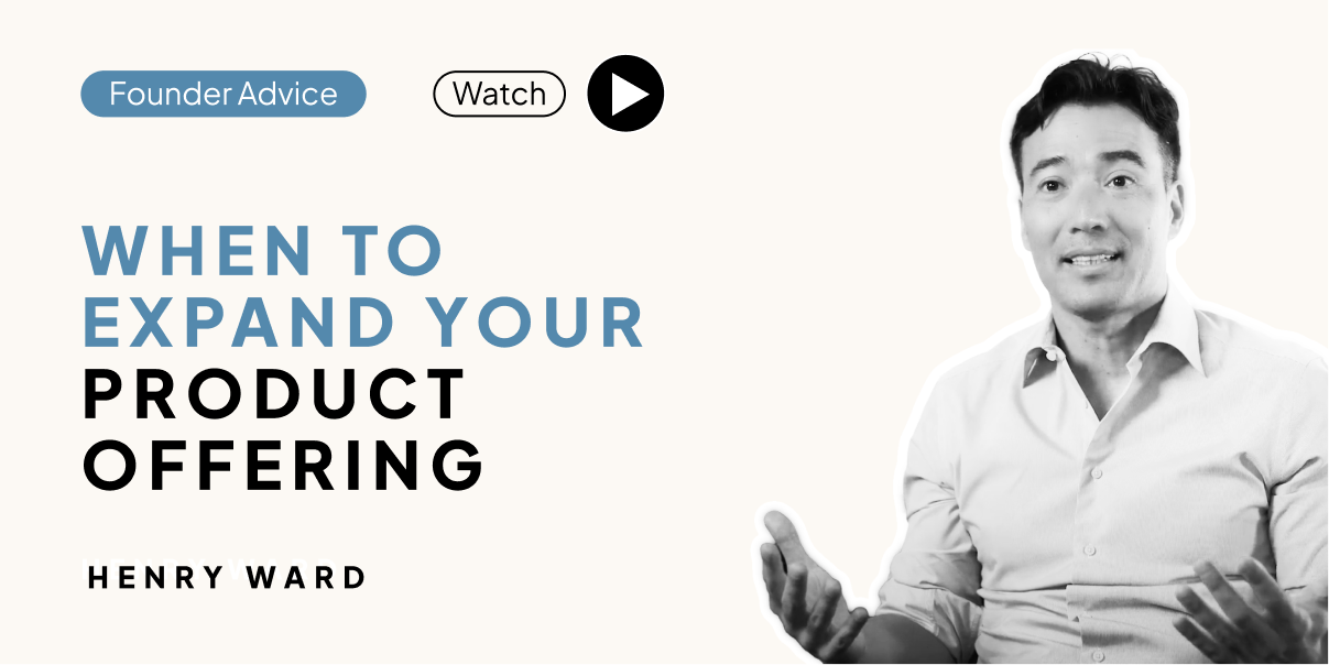 When to Expand Your Product Offering video screenshot
